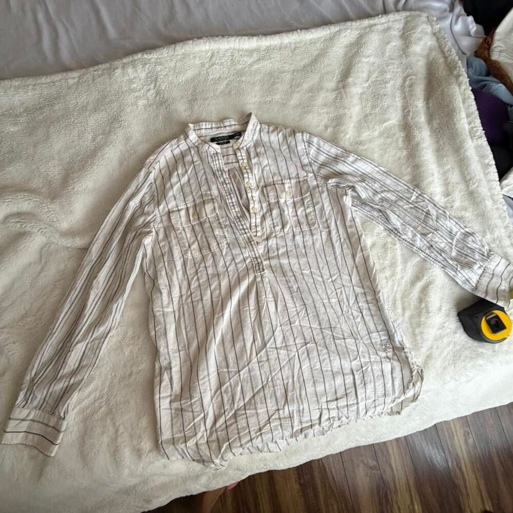 Ralph-lauren Men's Cream and White Shirt